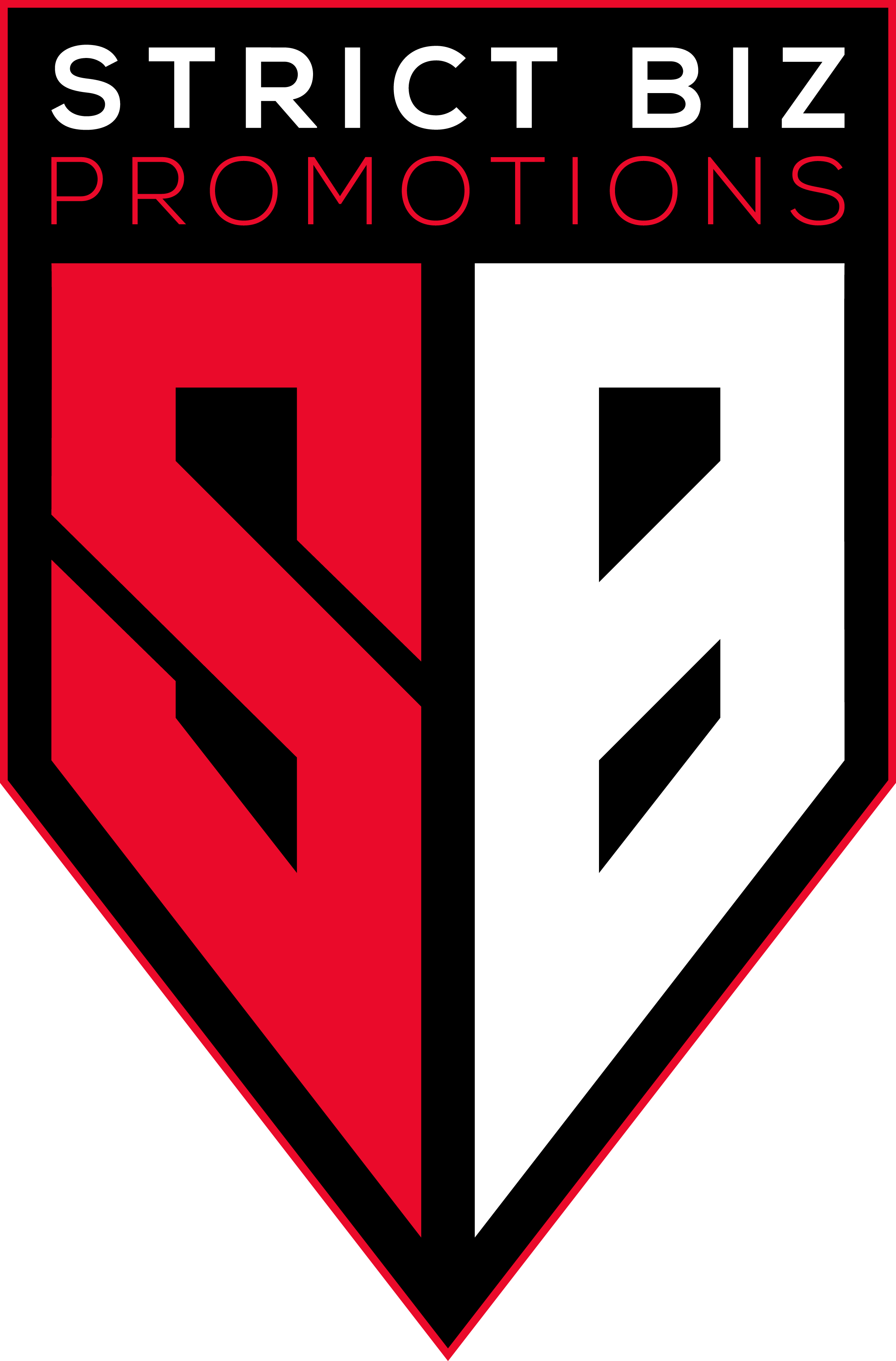Delaware's Newest boxing promotions, Strict Biz Promotion, Logo. Featuring top regional amateur and professional boxing talent, just minutes from Philadelphia